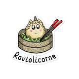 Sticker Humour Licorne<br/>Raviolicorne - Le Coin Des Licornes