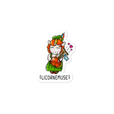 Sticker Humour Licorne<br/>Petit Licornemuse - Le Coin Des Licornes