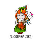 Sticker Humour Licorne<br/>Petit Licornemuse - Le Coin Des Licornes