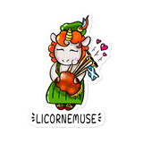 Sticker Humour Licorne<br/>Petit Licornemuse - Le Coin Des Licornes