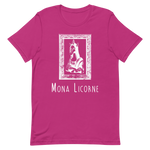 T-Shirt Humour Licorne<br/>Mona Licorne Cadré (négatif) - Le Coin Des Licornes