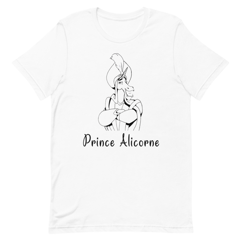 T-Shirt Humour Licorne<br/>Prince Alicorne (mono) - Le Coin Des Licornes