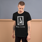 T-Shirt Humour Licorne<br/>Mona Licorne Cadré (négatif) - Le Coin Des Licornes