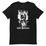 T-Shirt Humour Licorne<br/>Johnny Hallicorne (négatif) - Le Coin Des Licornes