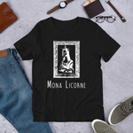 T-Shirt Humour Licorne<br/>Mona Licorne Cadré (négatif) - Le Coin Des Licornes