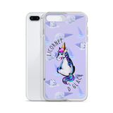 Coque iPhone Humour Licorne <br/>Licornet De Glace - Le Coin Des Licornes