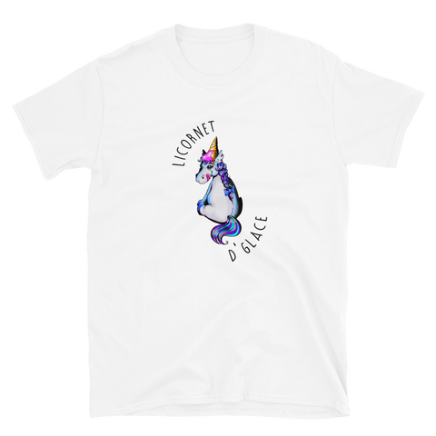 T-Shirt Humour Licorne<br/>Licornet De Glace - Le Coin Des Licornes