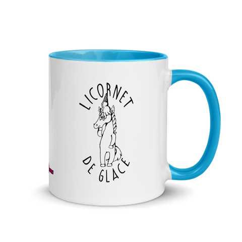 Mug Licorne Humour<br/>Licornet De Glace Maladroit (mono) - Le Coin Des Licornes