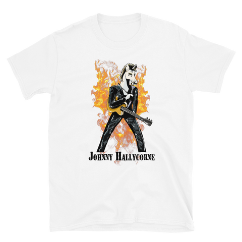 T-Shirt Humour Licorne<br/>Johnny Hallicorne - Le Coin Des Licornes