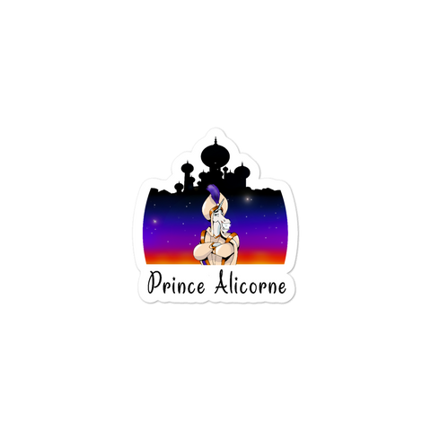 Sticker Humour Licorne<br/>Prince Alicorne - Le Coin Des Licornes