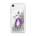 Coque iPhone à Paillettes Liquides<br/>Licorde à Sauter - Le Coin Des Licornes