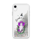 Coque iPhone à Paillettes Liquides<br/>Licorde à Sauter - Le Coin Des Licornes