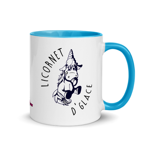 Mug Licorne Humour<br/>Bébé Licornet De Glace (mono) - Le Coin Des Licornes