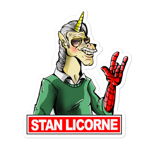 Sticker Humour Licorne<br/>Stan Licorne - Le Coin Des Licornes