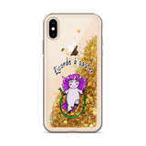 Coque iPhone à Paillettes Liquides<br/>Licorde à Sauter - Le Coin Des Licornes