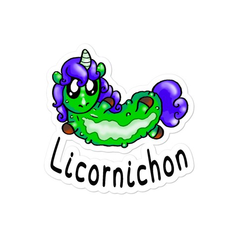 Sticker Humour Licorne<br/>Licornichon - Le Coin Des Licornes