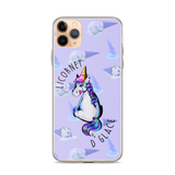 Coque iPhone Humour Licorne <br/>Licornet De Glace - Le Coin Des Licornes