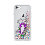 Coque iPhone à Paillettes Liquides<br/>Licorde à Sauter - Le Coin Des Licornes