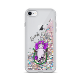 Coque iPhone à Paillettes Liquides<br/>Licorde à Sauter - Le Coin Des Licornes