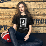 T-Shirt Humour Licorne<br/>Mona Licorne Cadré (négatif) - Le Coin Des Licornes