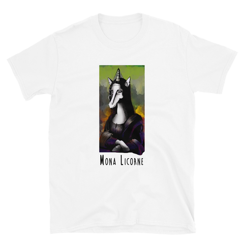 T-Shirt Humour Licorne<br/>Mona Licorne Paysage - Le Coin Des Licornes