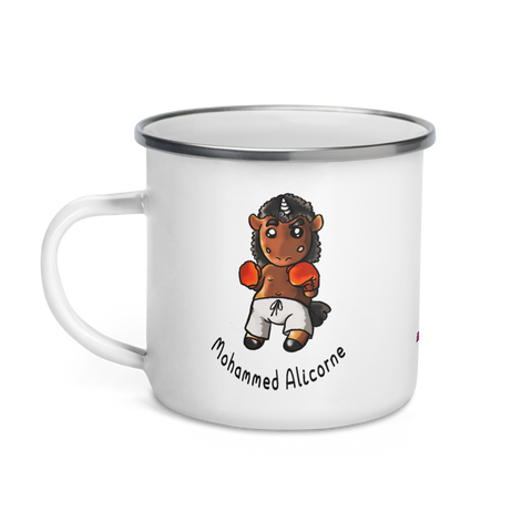 Mug Émail Humour Licorne<br/>Mohammed Alicorne - Le Coin Des Licornes