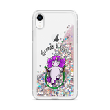 Coque iPhone à Paillettes Liquides<br/>Licorde à Sauter - Le Coin Des Licornes