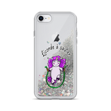 Coque iPhone à Paillettes Liquides<br/>Licorde à Sauter - Le Coin Des Licornes